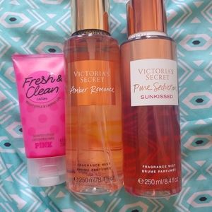 Victoria's secret sprays and lotion